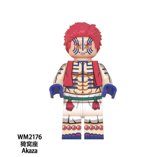 Anime Demon Slayer Akaza Minifigures WM2176