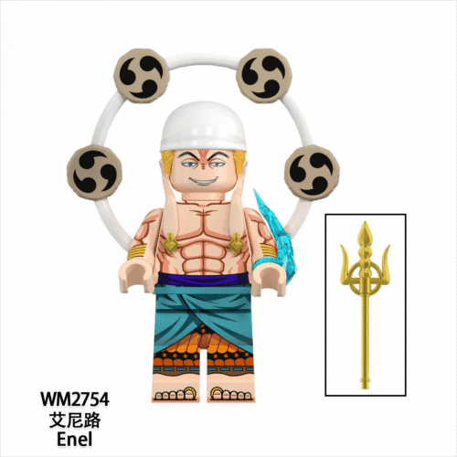 Anime One Piece Enel Minifigures WM2754