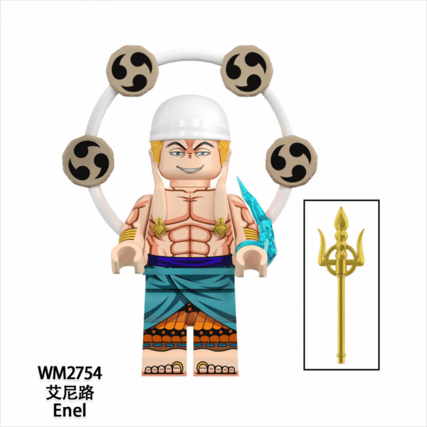 Anime One Piece Enel Minifigures WM2754