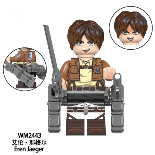 Anime Attack on Titan Eren Jaegar Minifigures WM2443