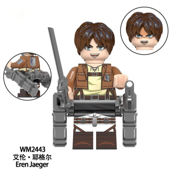Anime Attack on Titan Eren Jaegar Minifigures WM2443