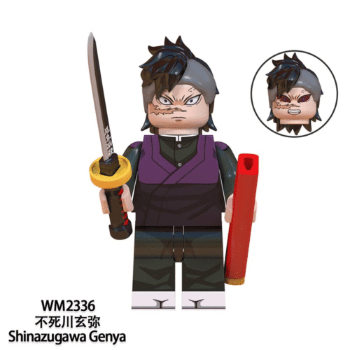 Anime Demon Slayer Genya Shinazugawa Minifigures WM2336