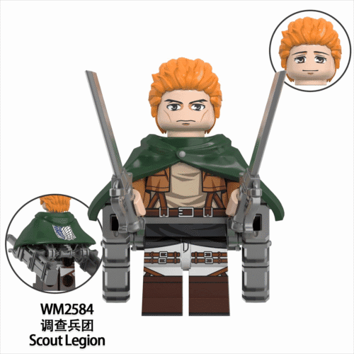 Anime Attack on Titan Scout Legion Minifigures WM2584