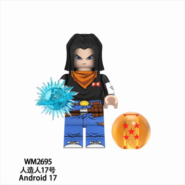 Anime Dragon Ball Z Android 17 Minifigures WM2695