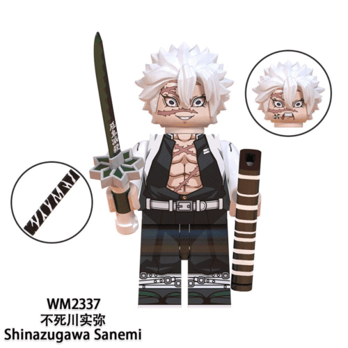 Anime Demon Slayer Sanemi Shinzugawa Minifigures WM2337