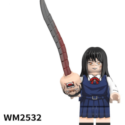 Anime Chainsaw Man Mitaka Asa Minifigures WM2532