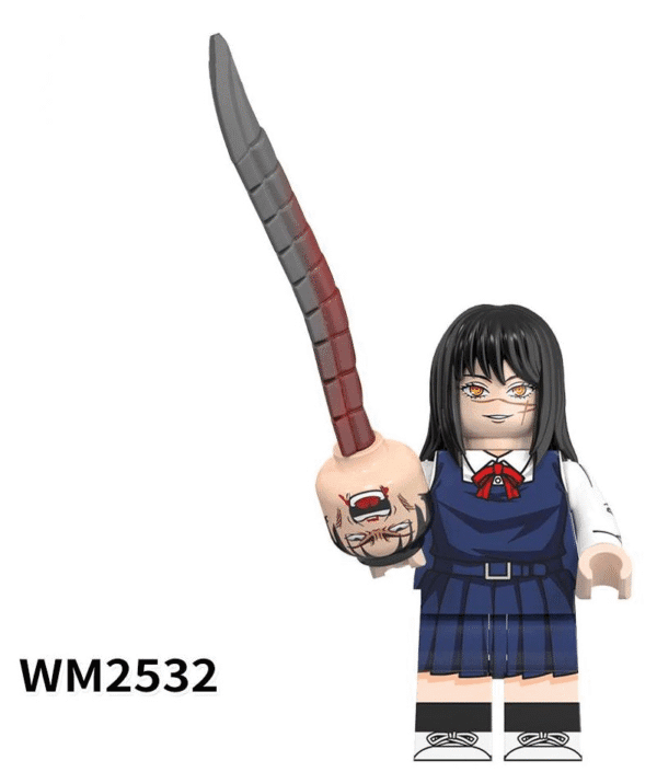 Anime Chainsaw Man Mitaka Asa Minifigures WM2532