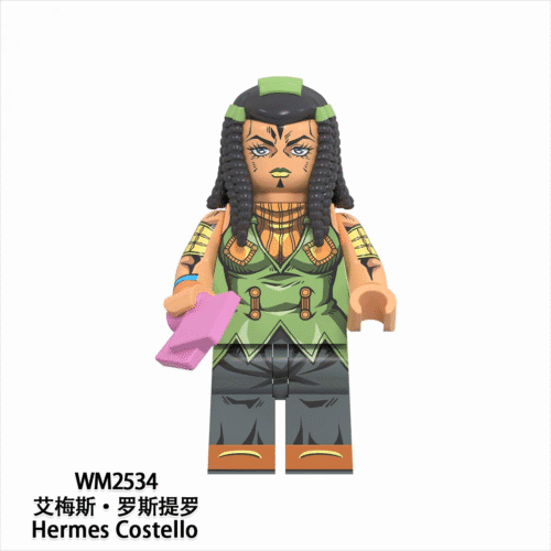 Anime JoJo??s Bizarre Adventure Hermes Costello Minifigures WM2534