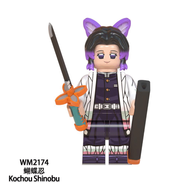 Anime Demon Slayer Shinobu Kochou Minifigures WM2174