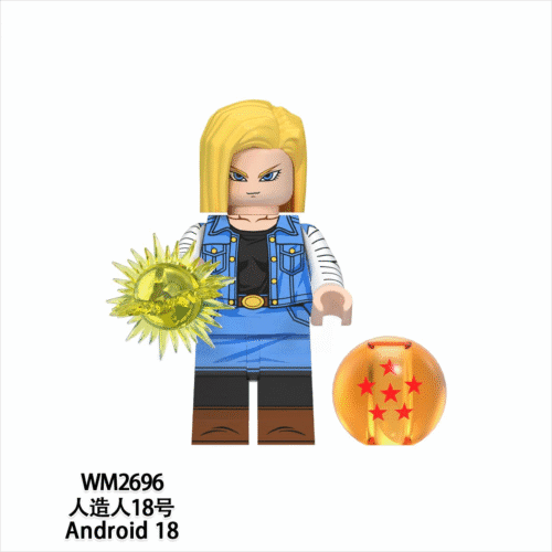 Anime Dragon Ball Z Android 18 Minifigures WM2696