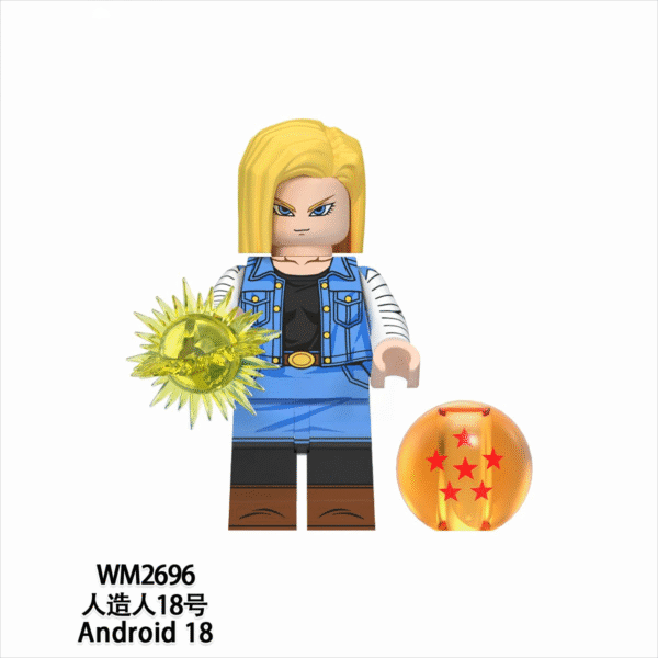 Anime Dragon Ball Z Android 18 Minifigures WM2696