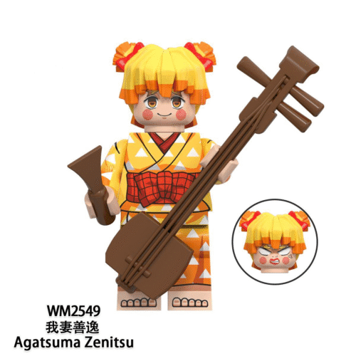 Anime Demon Slayer Zenitsu Agatsuma Minifigures WM2549