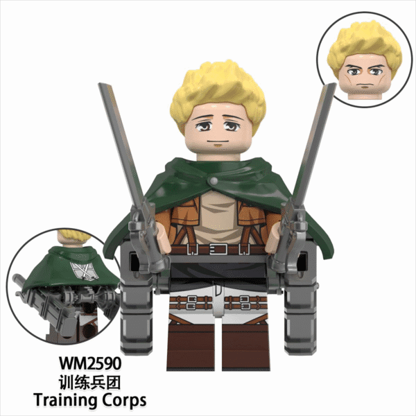 Anime Attack on Titan Training Corps Minifigures WM2590