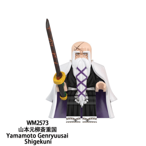 Anime Bleach Yamamoto Genryusai Shigekuni Minifigures WM2573