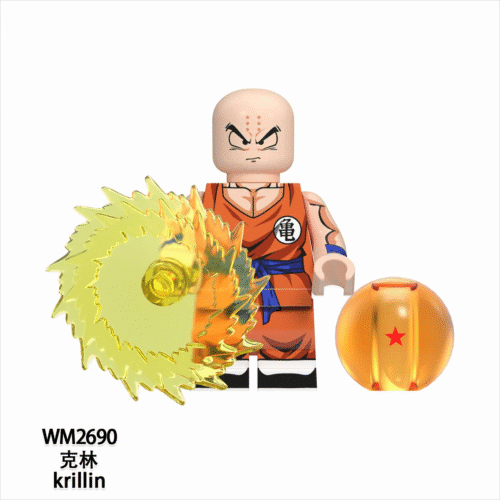 Anime Dragon Ball Z Krillin Minifigures WM2690