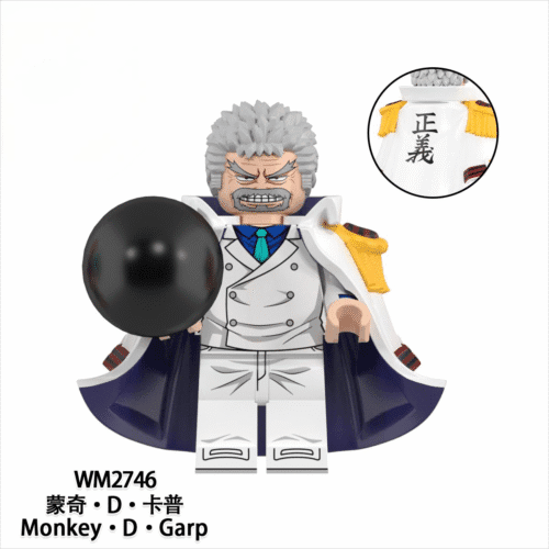 Anime One Piece Monkey D. Garp Minifigures WM2746