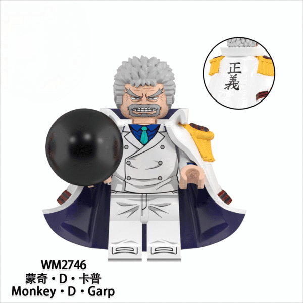 Anime One Piece Monkey D. Garp Minifigures WM2746