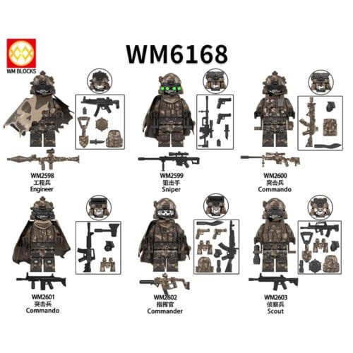 Special Forces Minifigures WM6168