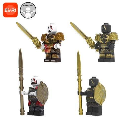 Games God Of War Kratos Blade of Olympus Draupnir Spear Minifigures FT16-19