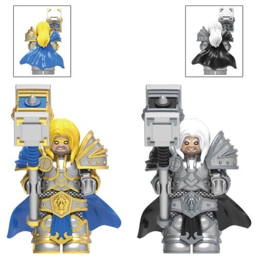 World of Warcraft Arthas Menethil Minifigures DT014 DT015