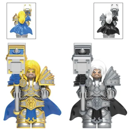 World of Warcraft Arthas Menethil Minifigures DT014 DT015