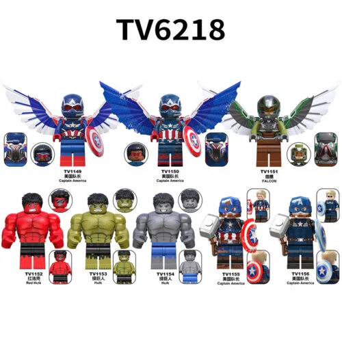 Marvel Captain America Minifigures TV6218