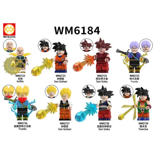 Anime Dragon Ball Minifigures WM6184