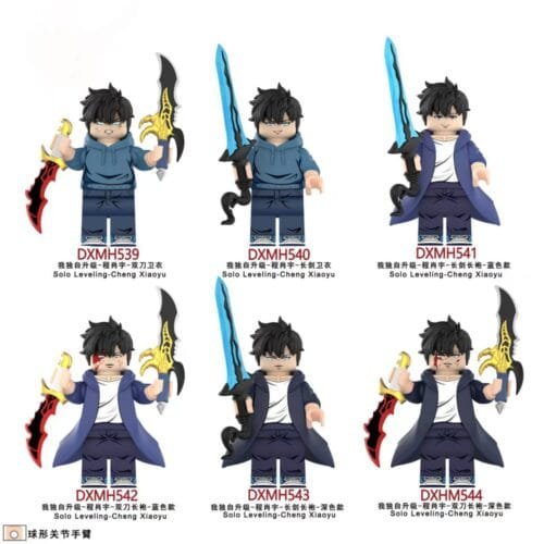Anime Solo Leveling Minifigures DXMH539-544