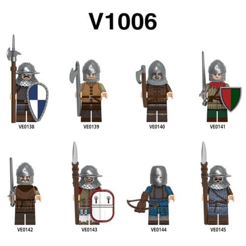Medieval Soldier Knight Minifigures V1006