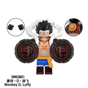 Anime One Piece Monkey D. Luffy (Gear 4) Minifigures WM2801