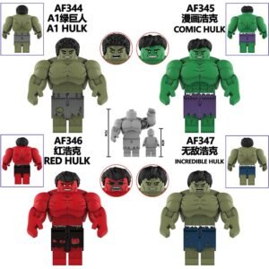 Marvel Hulk Minifigures AF344-347