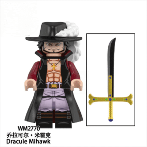 Anime One Piece Dracule Mihawk Minifigures WM2770