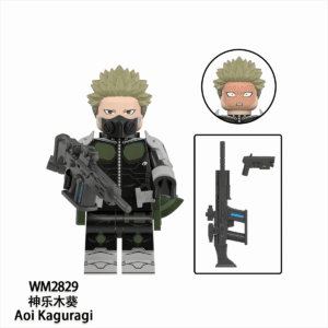 Anime Kaiju No. 8 Aoi Kaguragi Minifigures WM2829