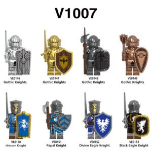 Medieval Soldier Knight Minifigures V1007
