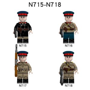People's Commissariat of Internal Affairs (NKVD) Minifigures N715-718