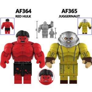 Marvel Hulk Juggernaut Minifigures AF364-365