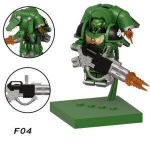 Warhammer 40,000 Space Marines Astartes Gravis Armour Jump Pack Minifigures F03-10 - DSKU002