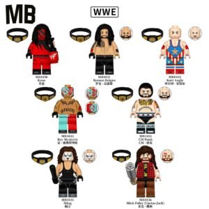 WWE Minifigures MB1020-1024 MB1030-1036