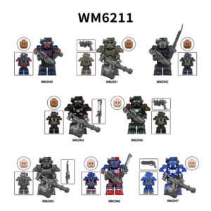 Game Fallout T-60 Power Armor Minifigures WM6211