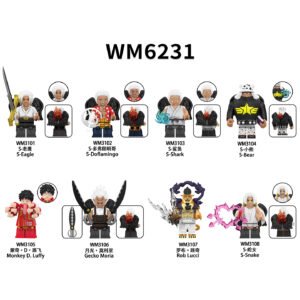 Anime One Piece Minifigures WM6231